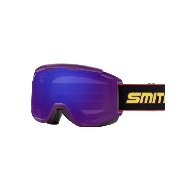 Okulary rowerowe Smith Squad MTB (soczewka ChromaPop z powłoką przeciwmgielną) czarne - 1 para okularów